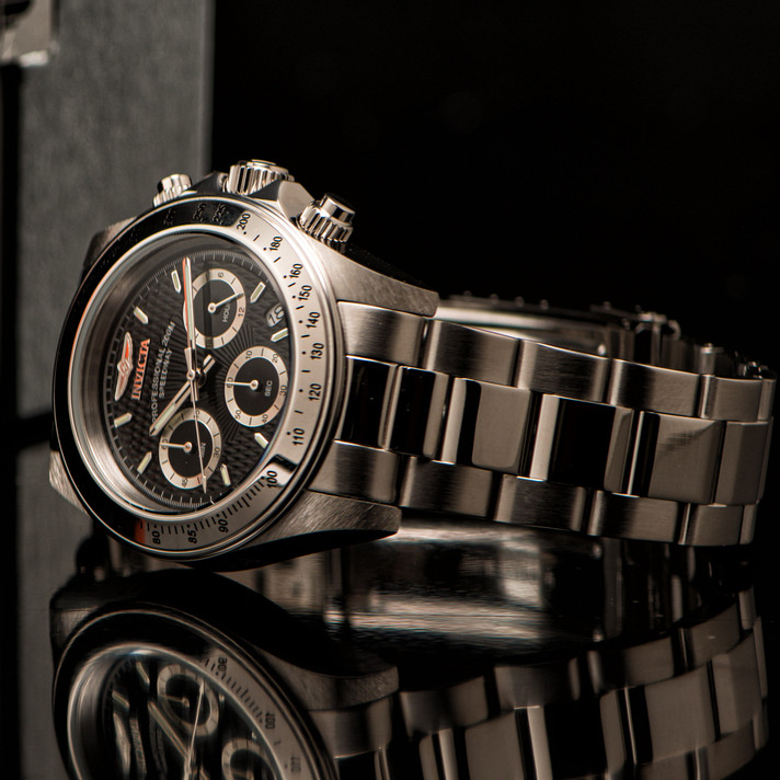 Чоловічий наручний годинник дизайн Ролекс Дайтона Invicta