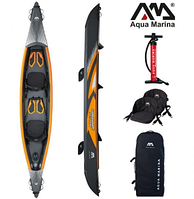 Надувной каяк для отдыха двухместный Aqua Marinа Memba Sports Kayak 2-person 2-х местный каяк