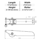 Роульс 279 X 52Mm