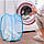 Кошик для білизни тканинний складний 58х33 см, Блакитка сітка для іграшок - контейнер для зберігання речей, фото 2
