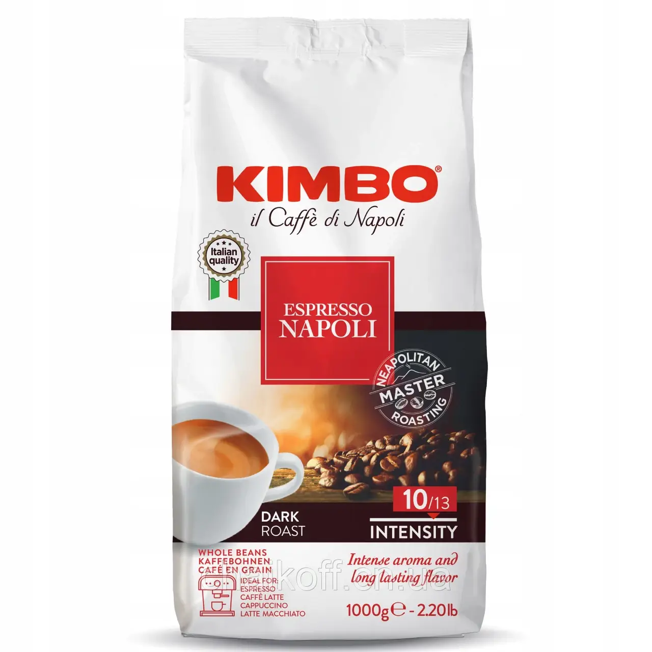 Кофе в зернах Kimbo Espresso Napoli 1000 г (Италия) - фото 1 - id-p1504280402