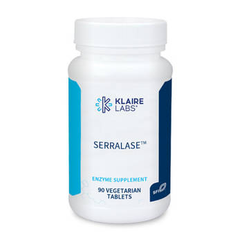 Klaire Serralase/Сміш протеолітичних ферментів із пептидозою Serratia та бромелайном 180 таблеток