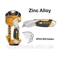 Ніж універсальний SK5 INGCO HUK618 INDUSTRIAL