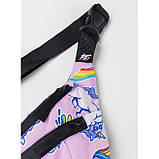 Містка жіноча бананка на пояс через плече, червона наплічна напоясная сумка з етнічним принтом, фото 9