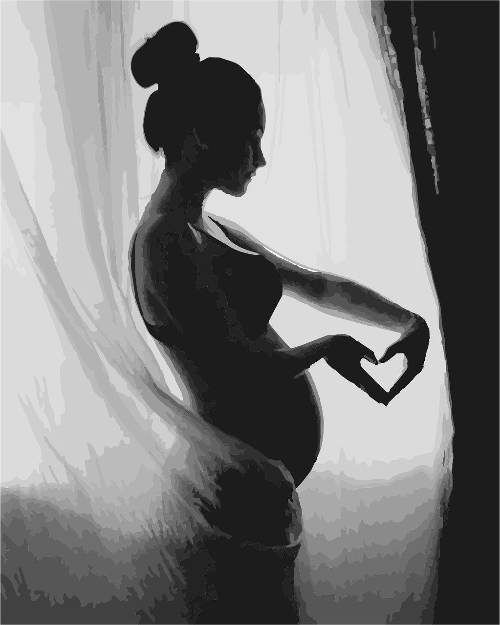 Художній творчий набір, картина за номерами Яскрава дама, 40x50 см, «Art Story» (AS0082)