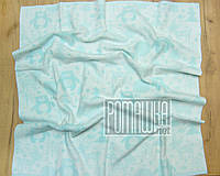 Плотный 100х140 детский хлопковый байковый детский плед флисовое одеяло для малышей детей в коляску 4837 БРЗ
