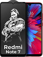 Защитное стекло King Fire Xiaomi Redmi Note 7 (Full Glue) Black (Сяоми Ксиаоми Редми Ноут Ноте 7)