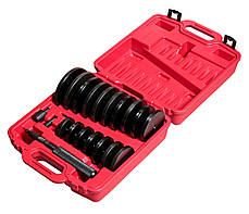 Набір оправок JTC 4855 для випресовки підшипників, втулок, сальников 70-155мм (крок 5мм)