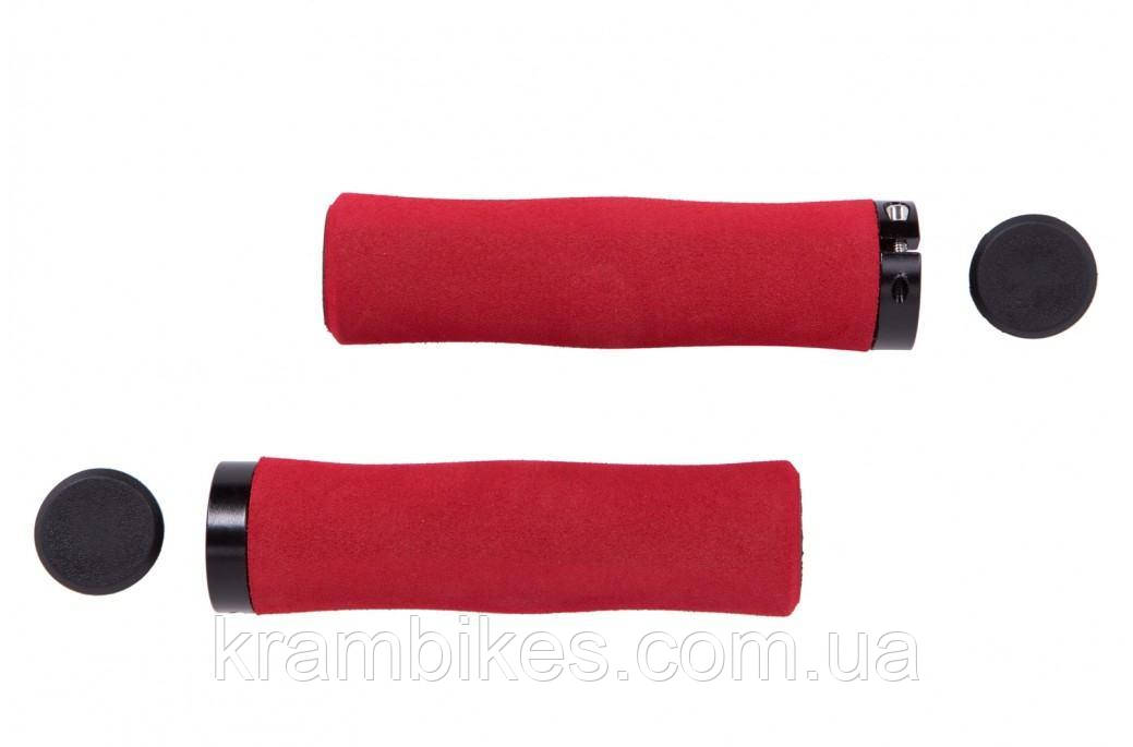 Гріпси PVC L130mm з Al чорним замком червоний EVA HL-G224