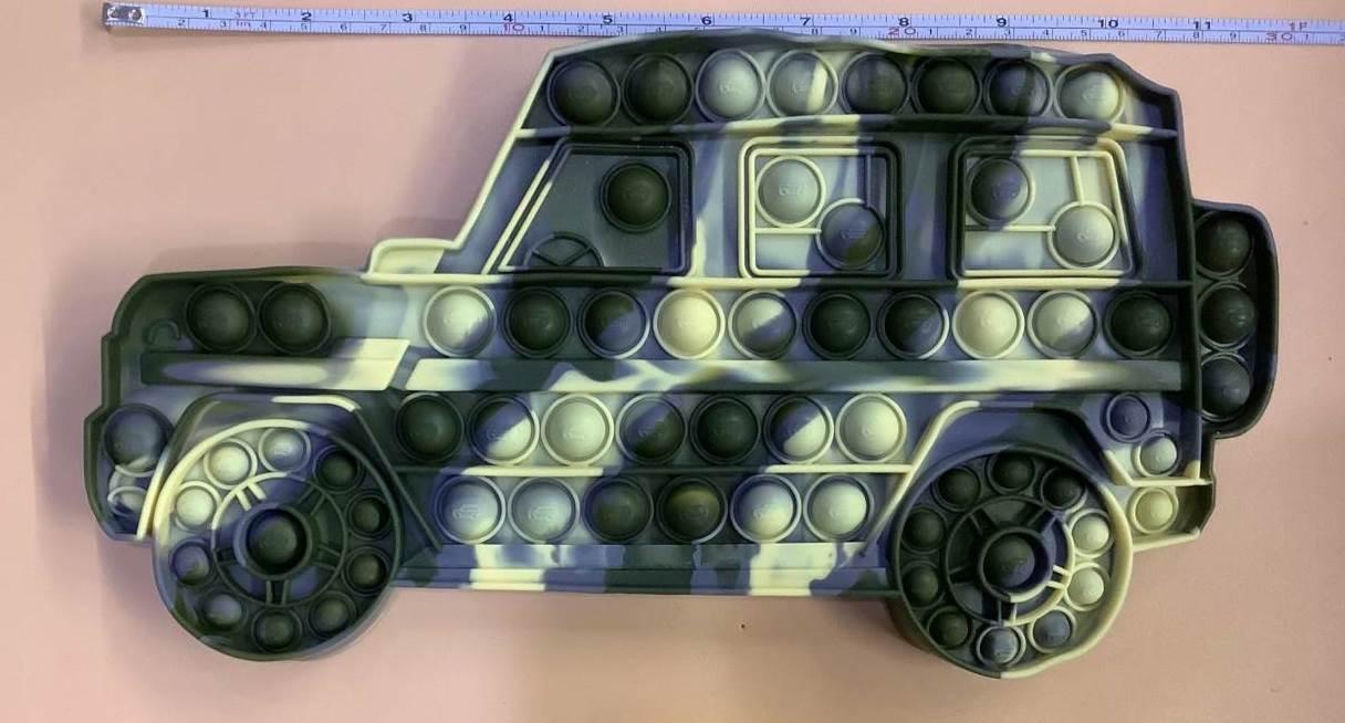 Сенсорна гра — антистрес-пухирі "Pop It" Веселка Джип Гігант