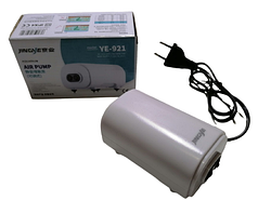 Компресор для акваріуму JINGYE YE-921, 3 вт, 2*204 л/ч (до 120 л)