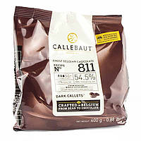 Шоколад Callebaut темний каллети 54,5% 400г