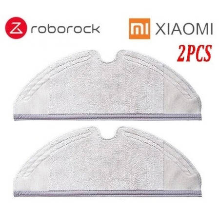 Комплект серветок для робот-пилососа Xiaomi MiRobot / RoboRock S50 S51 S55 S5Max S6 E4 Q7 Q8 Xiaowa 2 штуки, фото 1