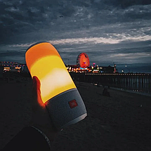 Портативна бездротова bluetooth колонка JBL Pulse 3 з підсвічуванням Акустика з мікрофоном Радіо Power Bank, фото 3