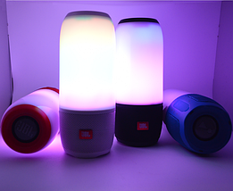 Портативна бездротова bluetooth колонка JBL Pulse 3 з підсвічуванням Акустика з мікрофоном Радіо Power Bank, фото 5