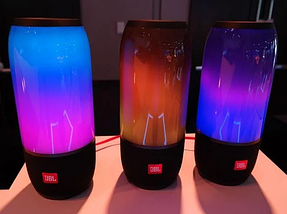 Портативна бездротова bluetooth колонка JBL Pulse 3 з підсвічуванням Акустика з мікрофоном Радіо Power Bank, фото 6