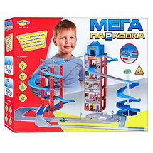 Ігровий набір Мега парковка 922-5 Паркінг дитячий Гараж для машин Автопарковка для дітей Іграшка для машинок, фото 3