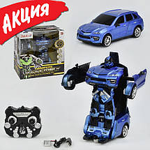 Робот-трансформер на радіокеруванні Робот-автомобіль Машина зі світловими і звуковими ефектами ТТ 657, фото 4