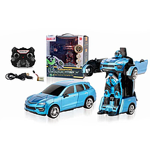 Робот-трансформер на радіокеруванні Робот-автомобіль Машина зі світловими і звуковими ефектами ТТ 657, фото 3