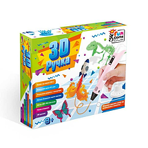 Дитяча 3D ручка для малювання 28381 "Fun Game" 3д ручки і пластик для дитячої творчості Для дітей Рожева, фото 3