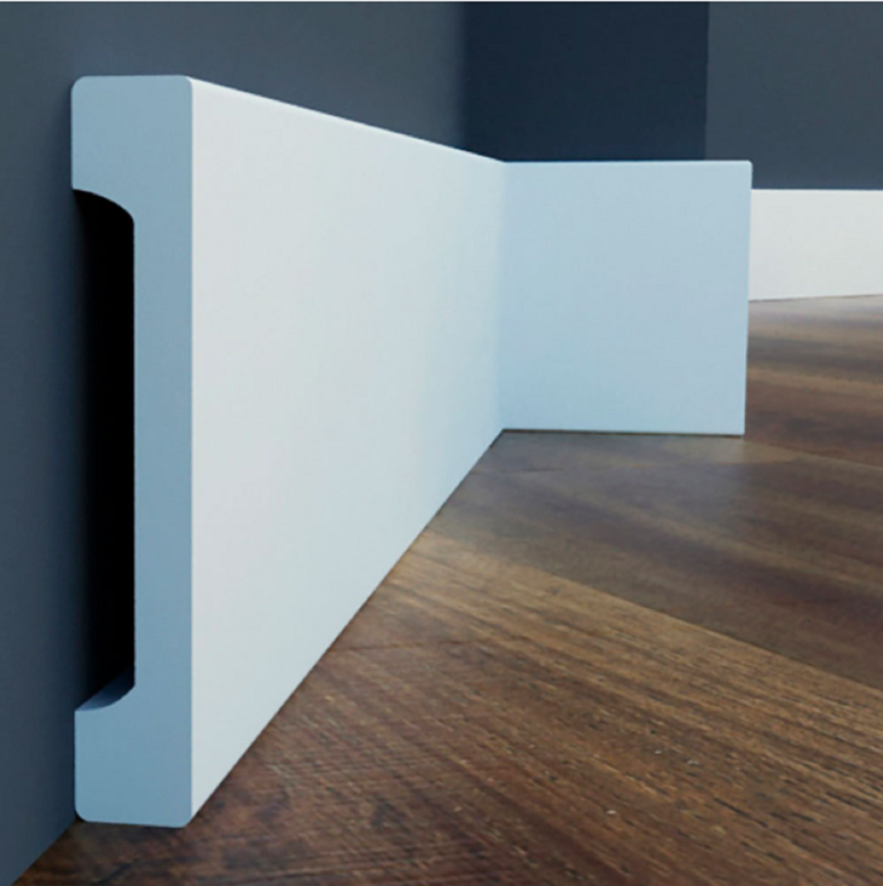 Плінтус ударостійкий дюрополімер CEZAR LPC-29 (99Х16Х2000мм), фото 1