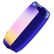 Бездротова bluetooth колонка JBL pulse 4 Портативна акустика з підсвічуванням радіо мікрофоном Вологозахищена, фото 3