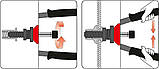 Різьбовий Заклепочник Для Клепальних Гайок M3, M4, M5, M6, М8, М10, М12 YATO (YT-36127), фото 4