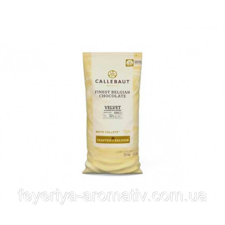 Шоколад Callebaut Velvet белый каллеты 32% 10кг - фото 1 - id-p1504391746