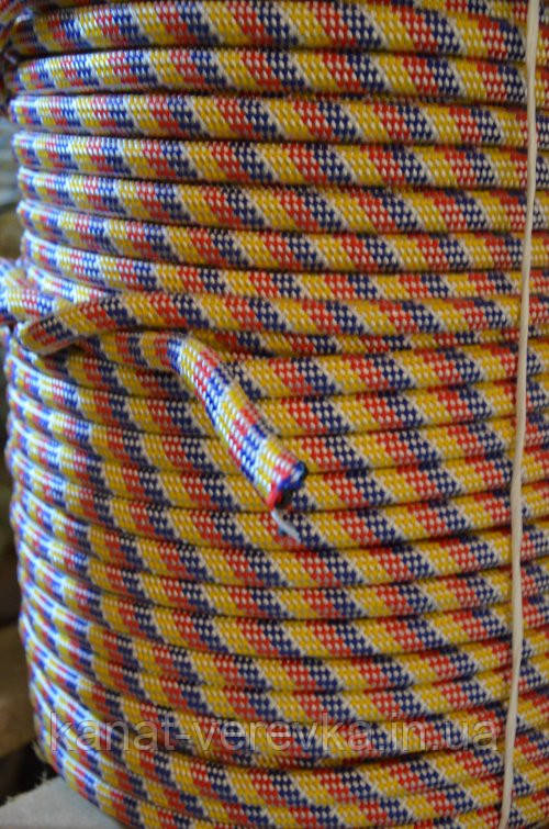 16 мм - 100 м. Шнур (мотузка) поліпропіленовий