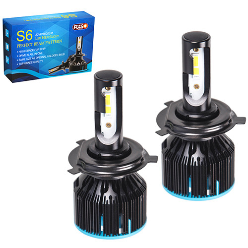 Лампи PULSO S6/LED/H4-H/L/Flip Chip/12-24V/33W/3600Lm/6000K (S6-H4)
