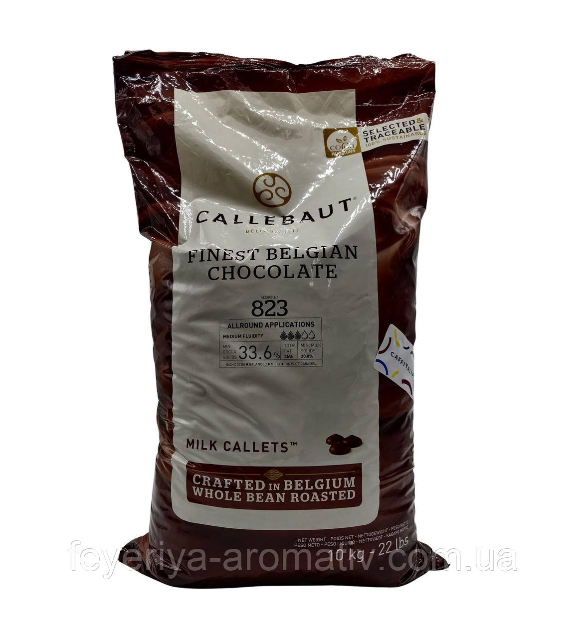 Шоколад Callebaut молочный каллеты 33,6% 10кг - фото 1 - id-p1504397068