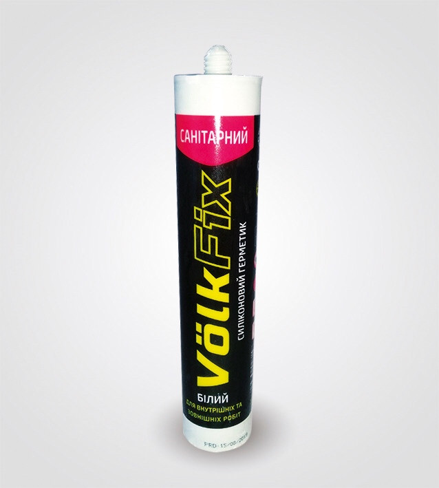 Герметик санітарний білий VolkFix (290мл)