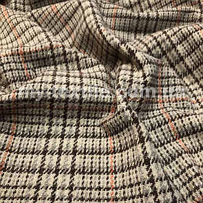 Пальтова тканина вовна букле Клітина