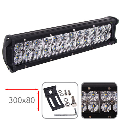 Фара робочого світла LML-C2072F FLOOD (24led*3w 300х80мм) (C2072F F)