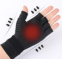 Компрессионные перчатки с полосками, S