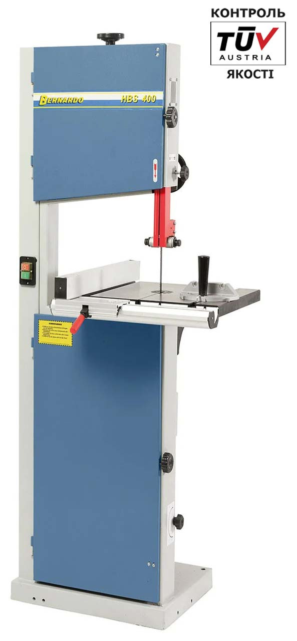 Верстат стрічкопильний по дереву HBS 400 - 230 V BERNARDO | Стрічка по дереву
