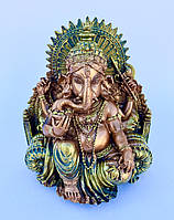 Статуетка зневоднення Ганеша (Ганапати), бог мудрості та добробуту з головою слона, висота 16 см.