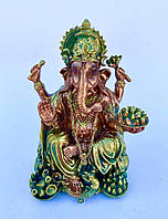 Статуетка зневоднення Ганеша (Ганапати), бог мудрості та добробуту з головою слона, висота 17 см.