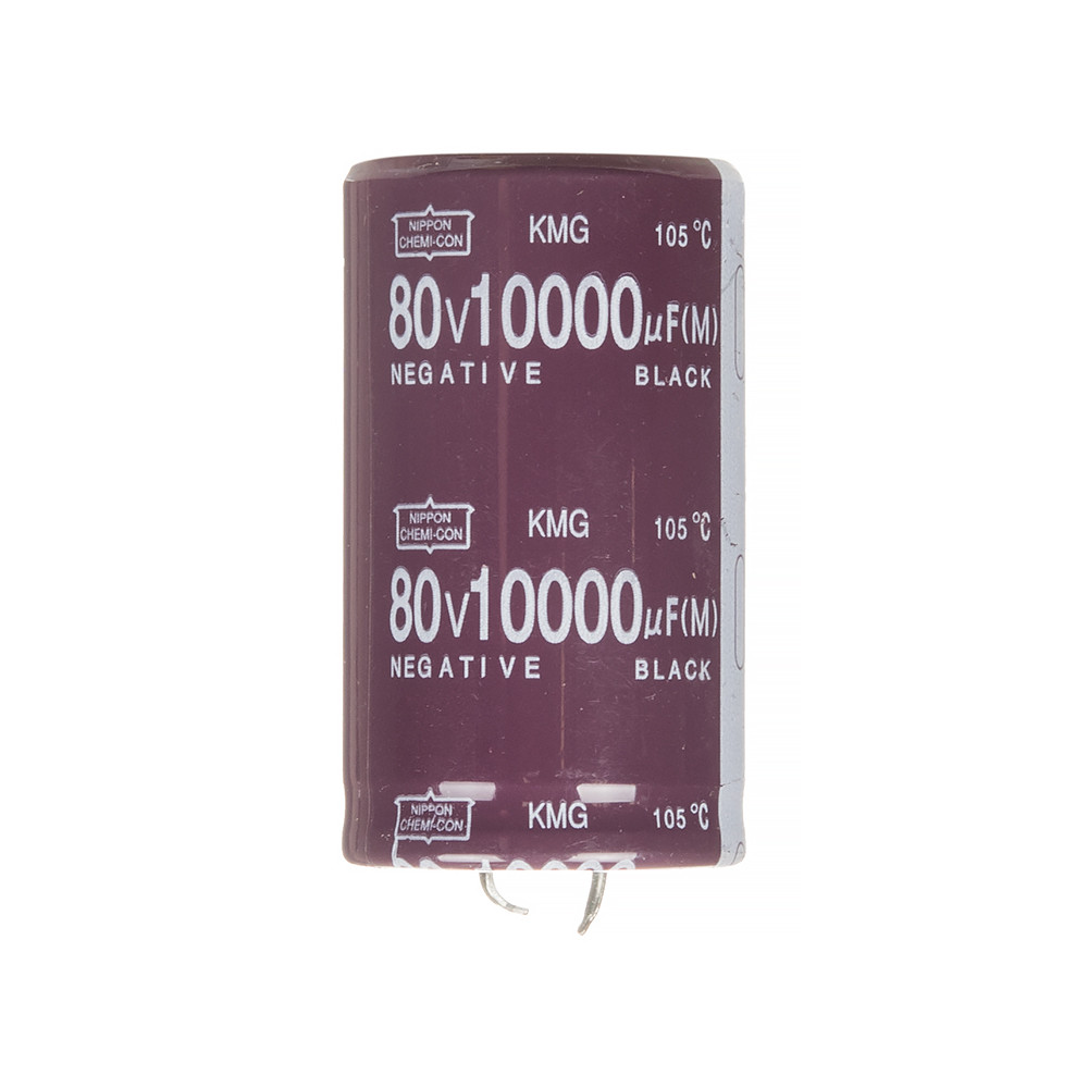 Конденсатор електролітичний 10000 мкФx 80В, 105 °C, 35x60
