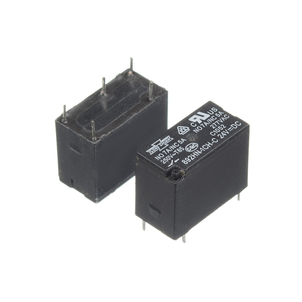 Реле 24V 5A 5pin JZC-33F(892HN-1CH-C), фото 1
