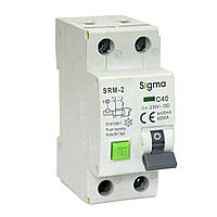 ПЗВ дифавтомат 2 полюси, 40 А, 30 мА