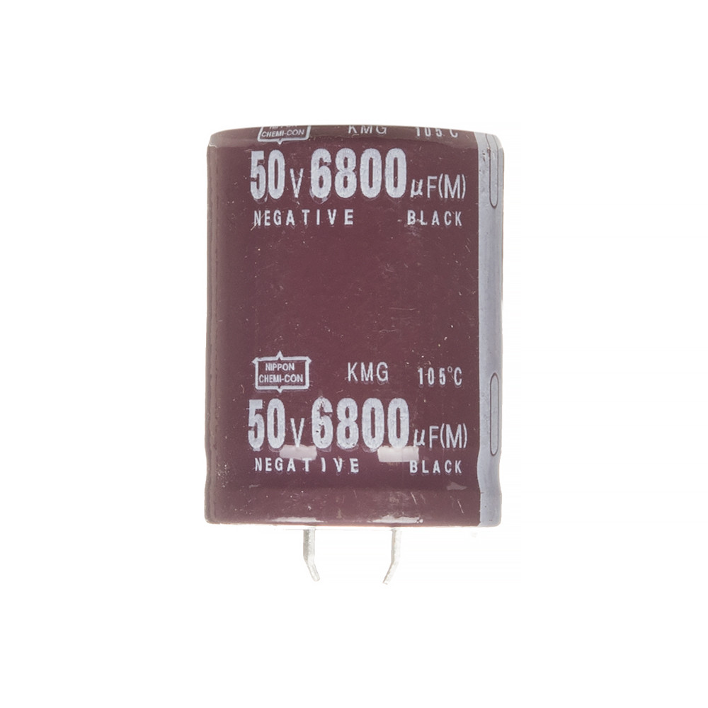 Конденсатор електролітичний 6800 мкФx50В, 105 °C, 30x40