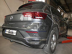 Фаркоп Volkswagen T-Roc 2017- (Фольксваген Тирок) оцинкований на болтах Швидкознімний автомат на ручці