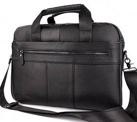 Чоловіча шкіряна сумка портфель для ноутбука SK 678437