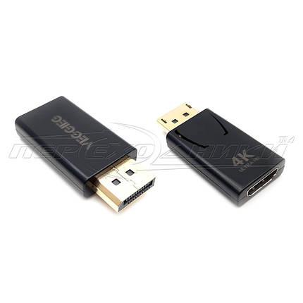 Адаптер перехідник DisplayPort to HDMI, підтримка 4K *2K, фото 1
