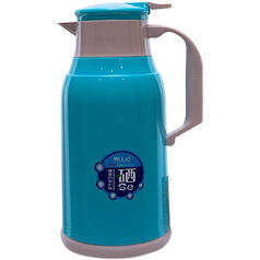 Термос колба скло пластиковий 1,6 л з носиком