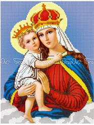 ЧВ-5012 Схема для вышивки бисером Мадонна з дитям
