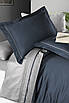 Турецьке Постільна Білизна First Choice Deluxe Satin Serenity Denim & Grey, фото 2