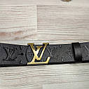 Ремінь шкіряний Louis Vuitton, фото 4