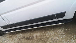Бокові пороги Duru (2 шт., Алюміній) Довга база для Citroen Jumper 2007-2025 рр